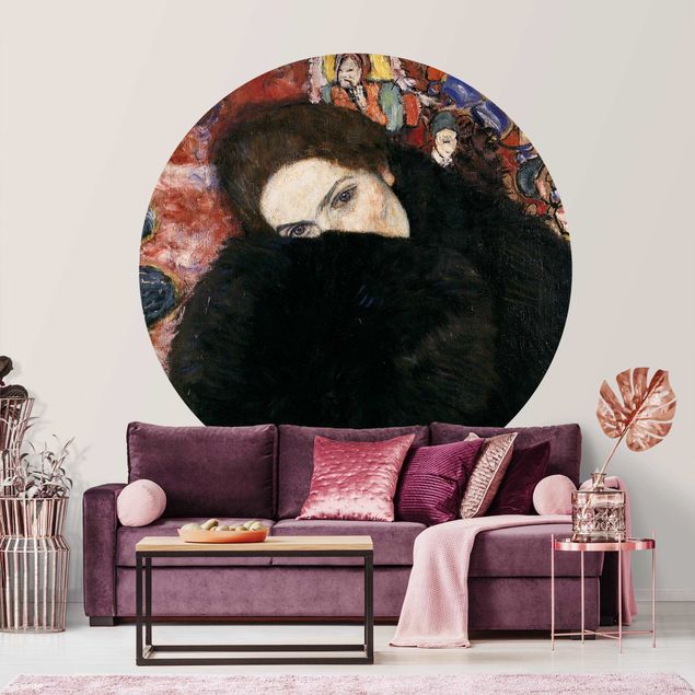 Tableaux art nouveau Gustav Klimt - Dame avec une moufle