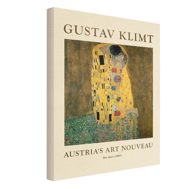 Klimt tableau Gustav Klimt - Le baiser - Édition musée