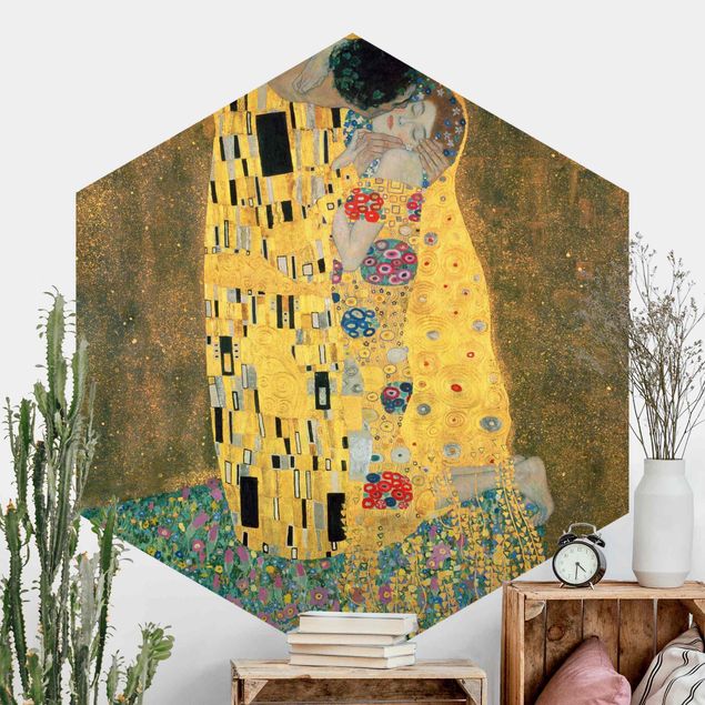 Déco mur cuisine Gustav Klimt - Le baiser