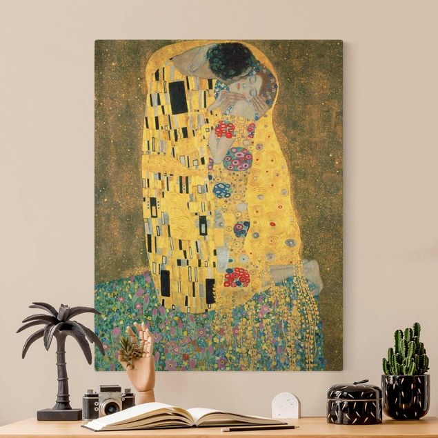 Tableau Art Déco Gustav Klimt - Le baiser