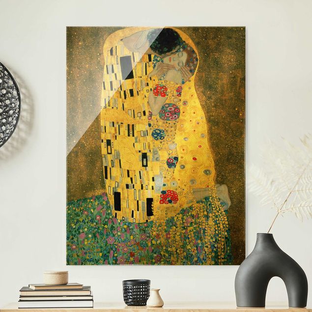 Déco mur cuisine Gustav Klimt - Le baiser