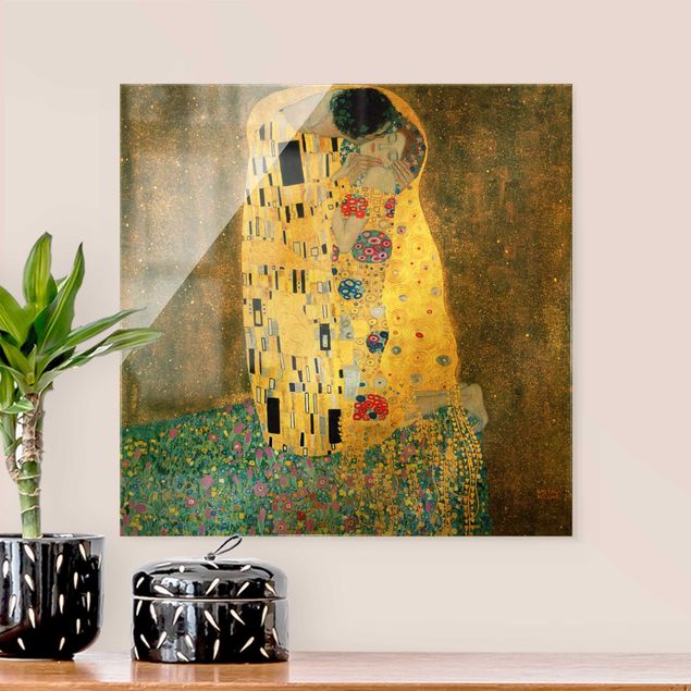 Tableau Art Déco Gustav Klimt - Le baiser
