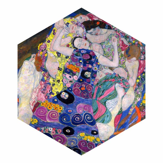 Papiers peintspanoramique hexagonal Gustav Klimt - La Vierge