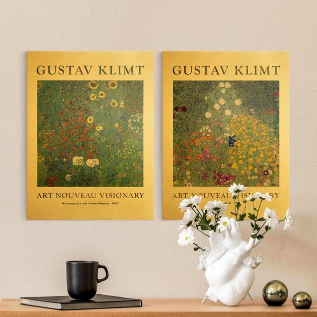 Tableaux art nouveau Gustav Klimt - Jardin du fermier - Édition musée