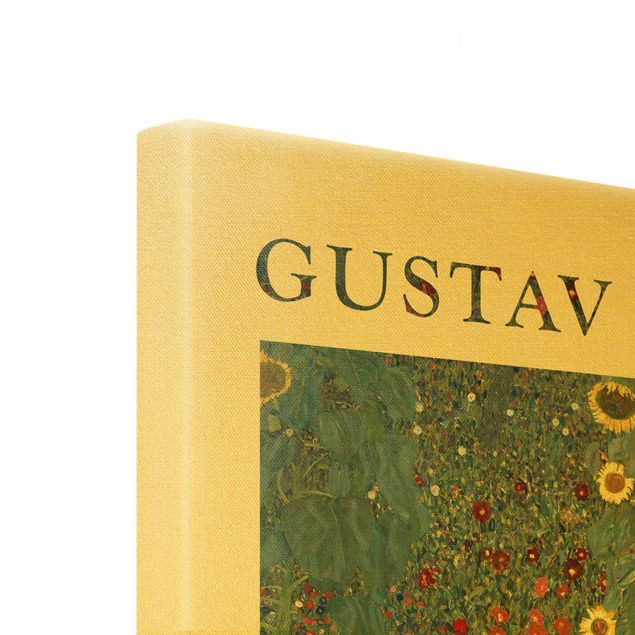 Klimt tableau Gustav Klimt - Jardin du fermier - Édition musée