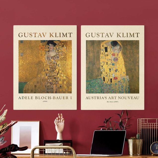 Reproduction tableau sur toile Gustav Klimt - Édition musée