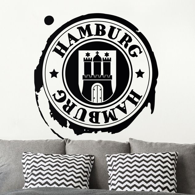 Stickers muraux Allemagne Logo de Hambourg