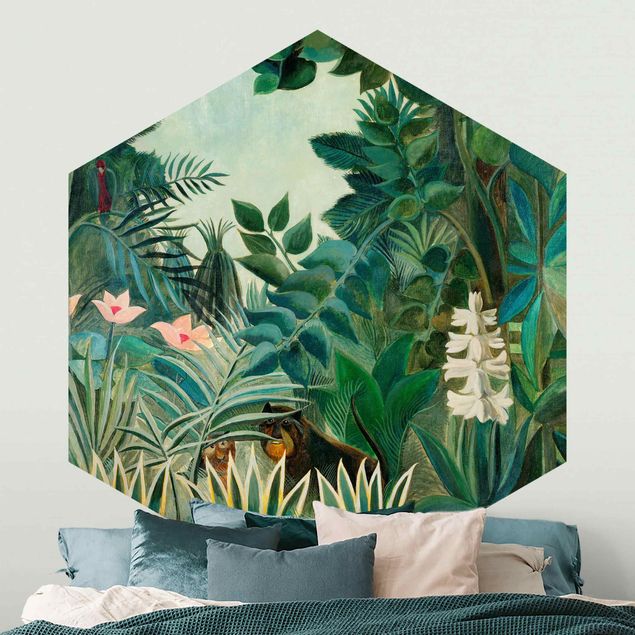 Papiers peints modernes Henri Rousseau - La jungle équatoriale