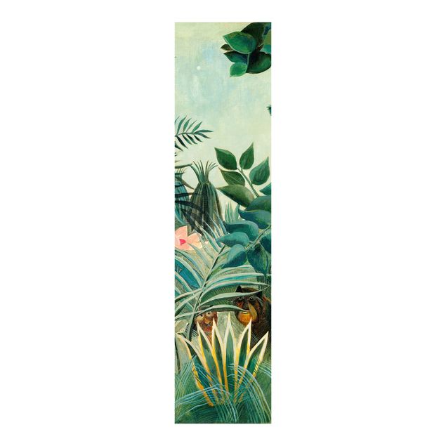 Panneaux coulissants avec fleurs Henri Rousseau - La jungle équatoriale