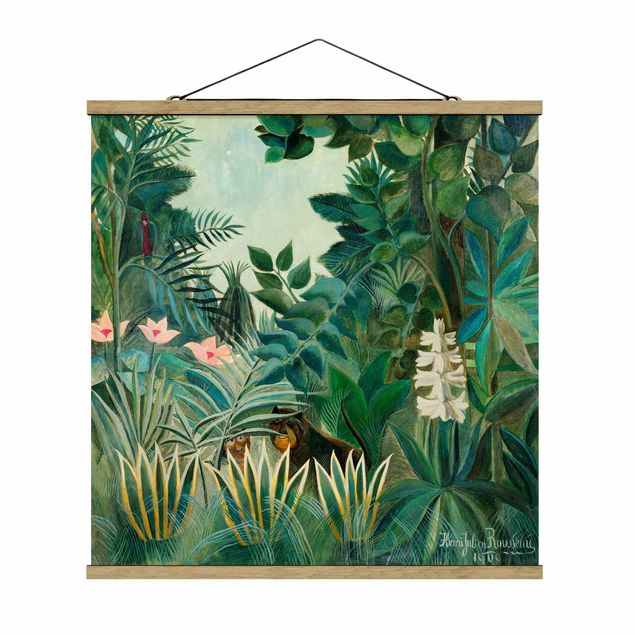 Tableau jungle Henri Rousseau - La jungle équatoriale