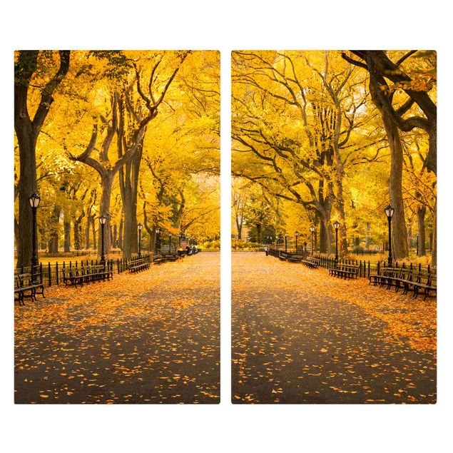 Cache plaques de cuisson - Autumn In Central Park