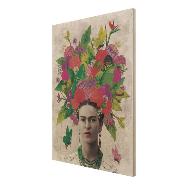Tableaux Frida Kahlo Frida Kahlo - Portrait de fleurs