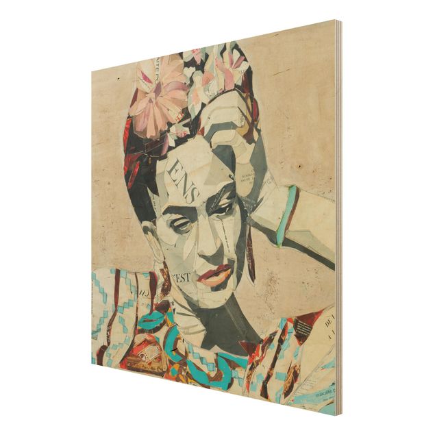 Tableau décoration Frida Kahlo - Collage No.1