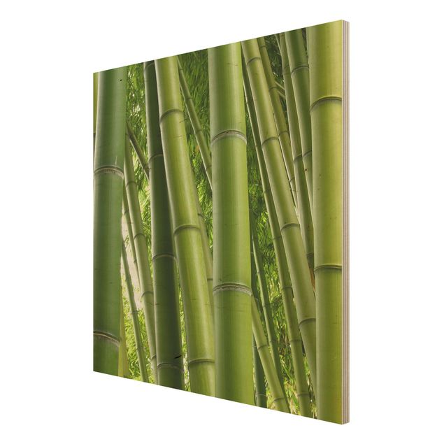 Tableaux en bois avec paysage Bambous No.1