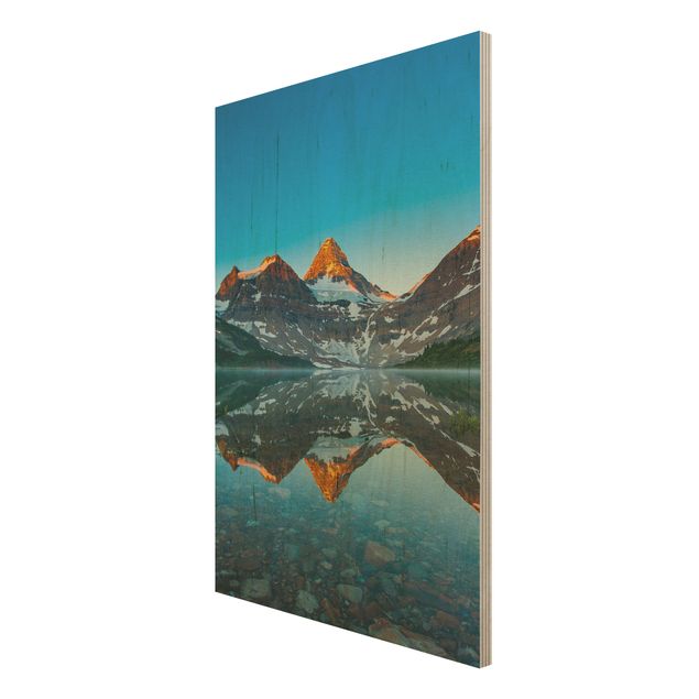 Tableaux muraux Paysage de montagne au lac Magog au Canada