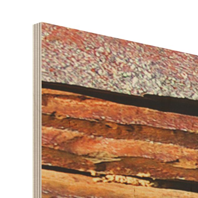 Tableau en bois - Stack of Planks