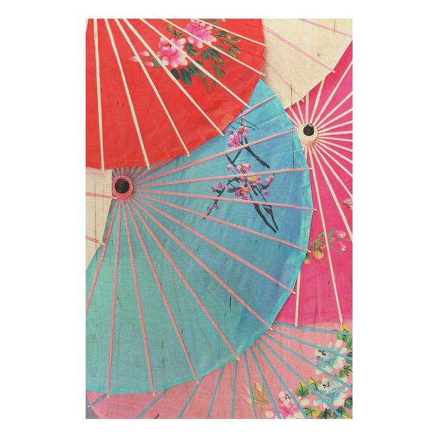 Tableaux Les ombrelles chinoises