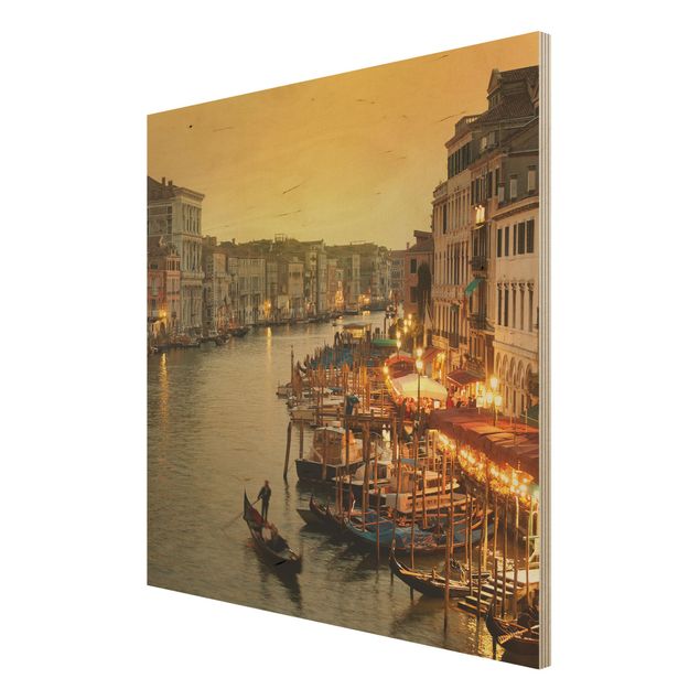 Impression sur bois Grand Canal de Venise