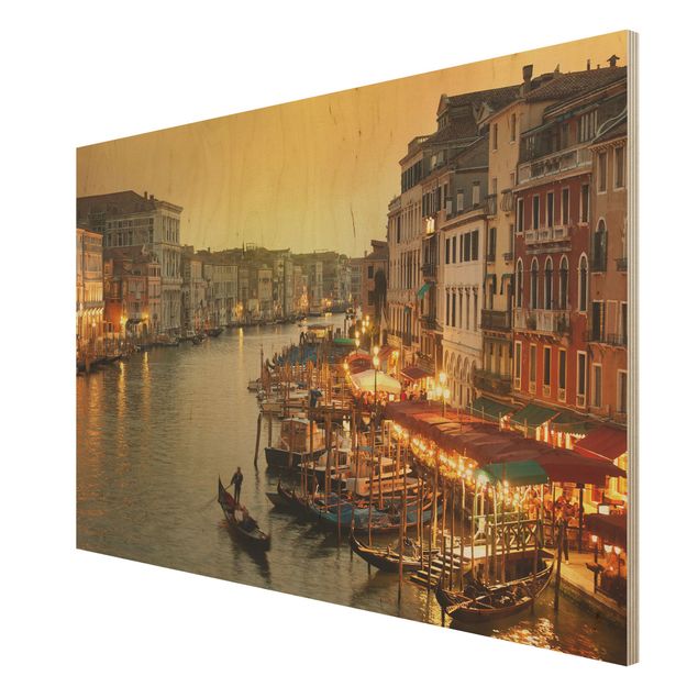 Impression sur bois Grand Canal de Venise
