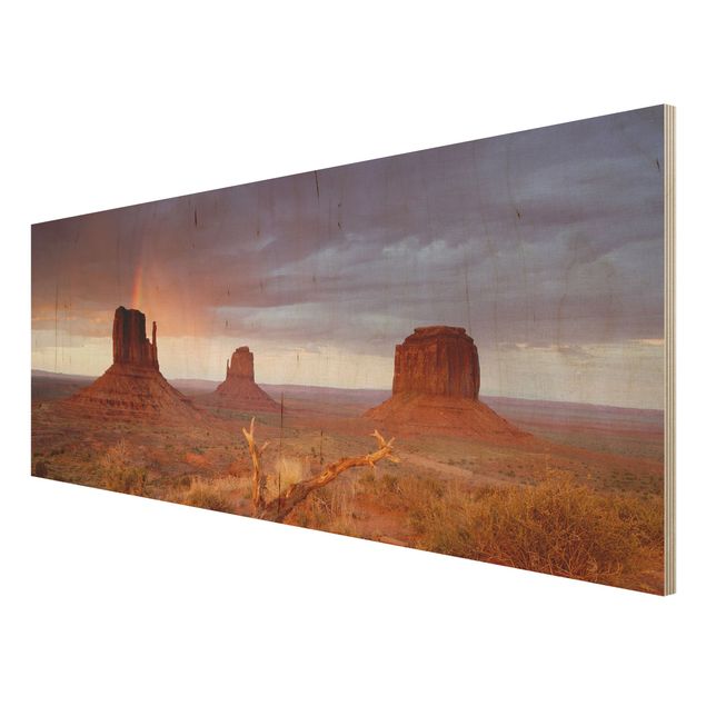 Tableaux muraux Monument Valley au coucher du soleil