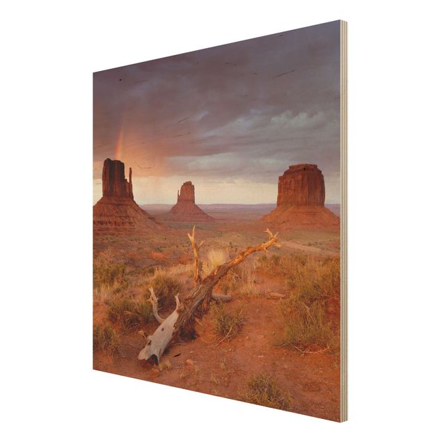 Tableaux muraux Monument Valley au coucher du soleil