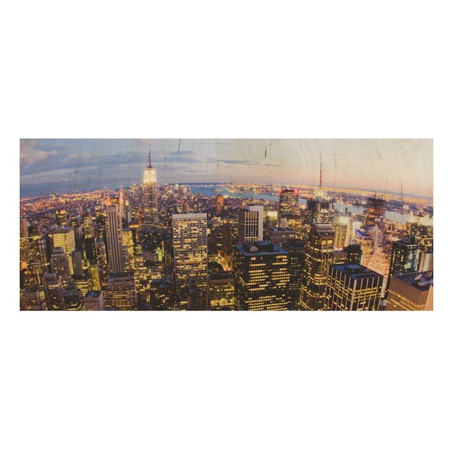 Tableau décoration New York Skyline At Night