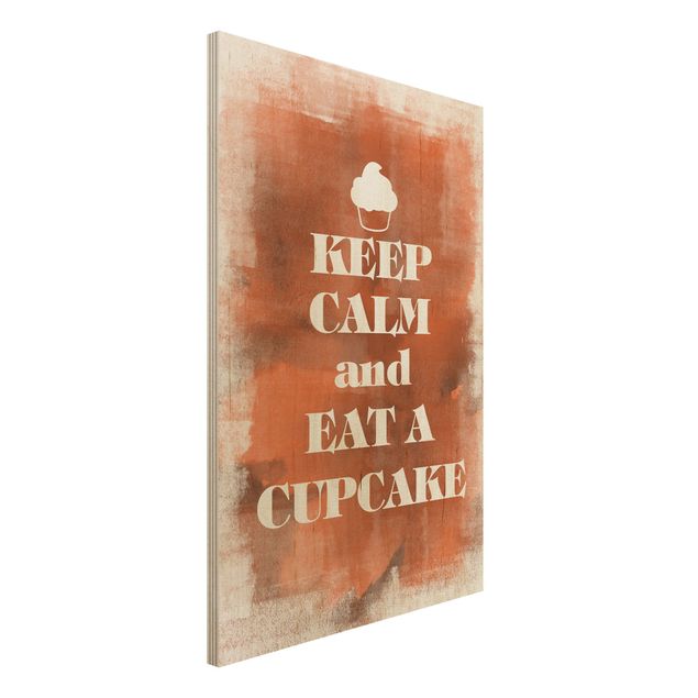 Déco murale cuisine No.EV71 Keep Calm And Eat A Cupcake