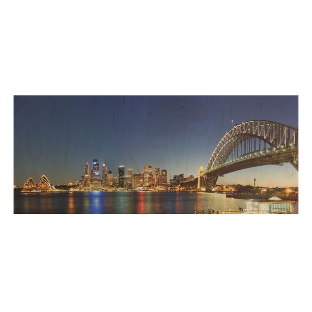 Tableaux muraux Sydney la nuit