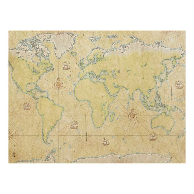 Tableaux muraux World Map