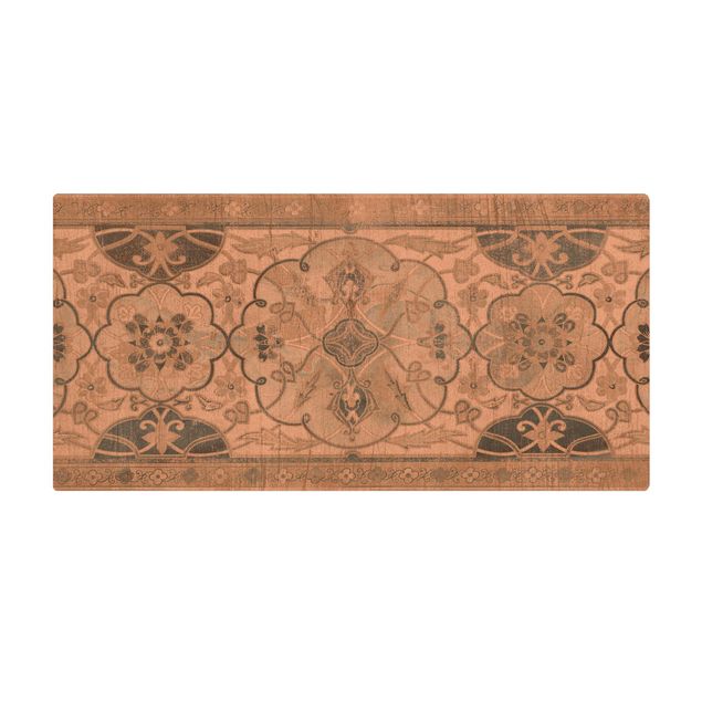 tapis salle à manger Panneaux en bois Perses Vintage II