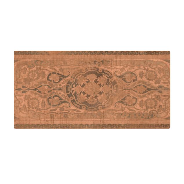 tapis sous table à manger Panneaux en bois Perses Vintage IV