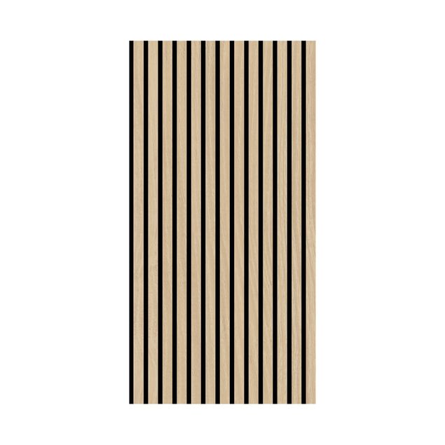 Panneau acoustique - Mur en bois chêne naturel - 52x104 cm