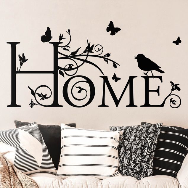 Stickers muraux Home floral