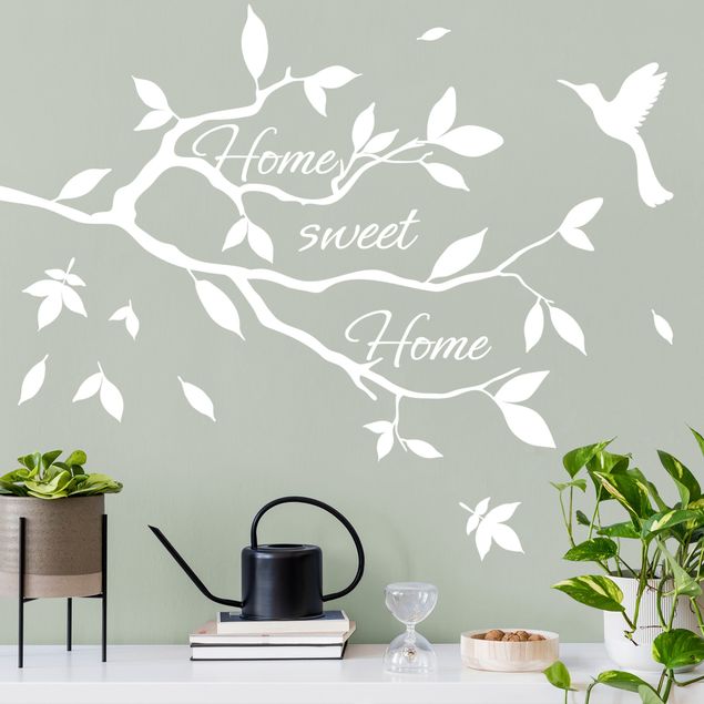 Autocollant mural Home Sweet Branch