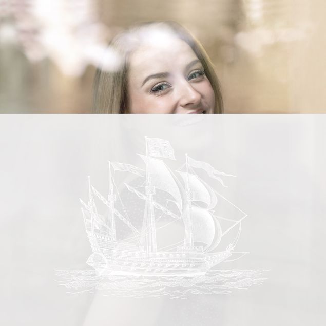 Film pour fenêtres - Illustration Ship