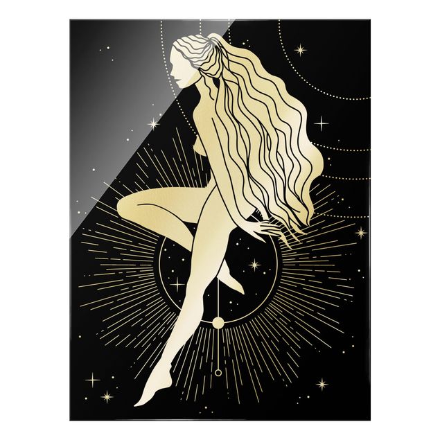 Tableau décoration Illustration Danseur étoile dans la nuit