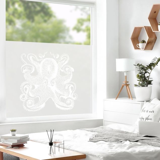 Film pour fenêtres - Illustration Octopus
