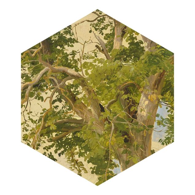 Tapisserie verte Jakob Becker - Cime des arbres