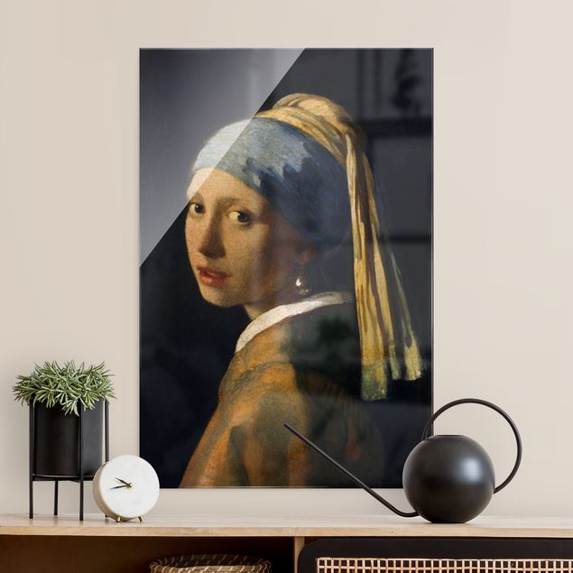 Tableaux Artistiques Jan Vermeer Van Delft - Fille avec une boucle d'oreille en perle