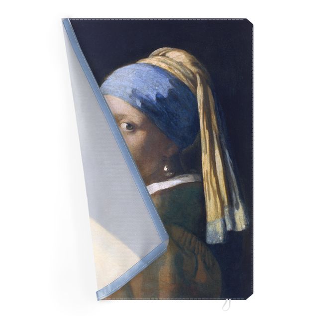 Tableaux reproductions Jan Vermeer van Delft - La jeune fille au collier d'oreilles de perles