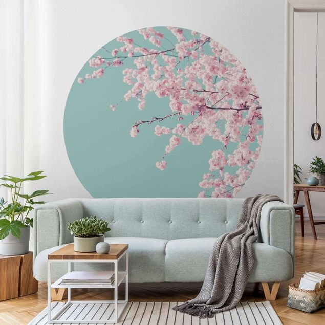 Tapisserie moderne Japanese Cherry Blossoms