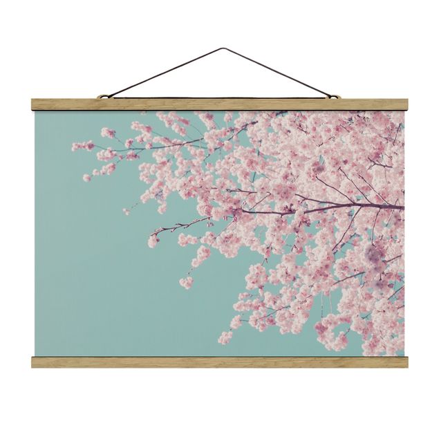 Tableau floral mural Japanese Cherry Blossoms