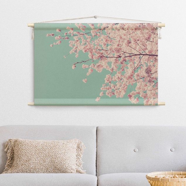 Tapis mur Japanese Cherry Blossoms