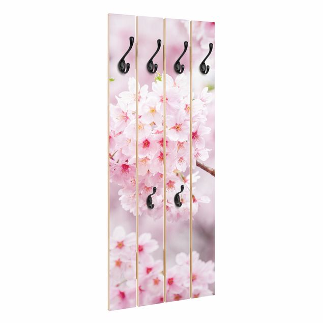 Porte-manteau en bois - Japanese Cherry Blossoms