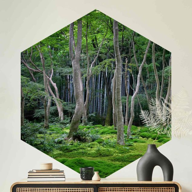 Papiers peints modernes Forêt japonaise