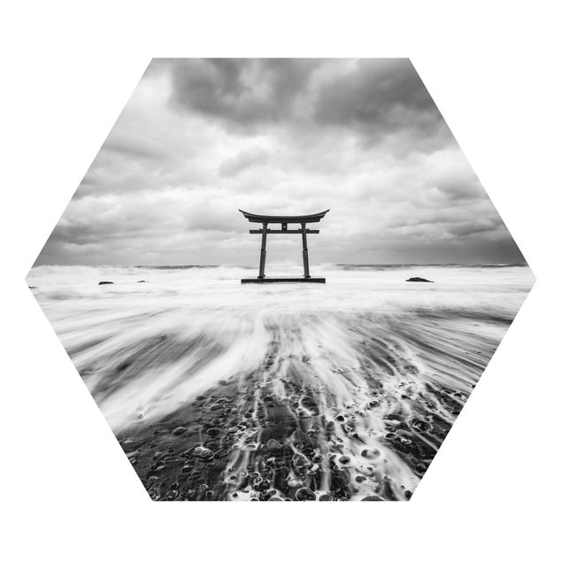 Forex tableau Torii japonais dans l'océan
