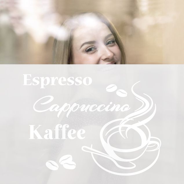 Film pour fenêtres - Coffee Break - Espresso Cappuccino Coffee II