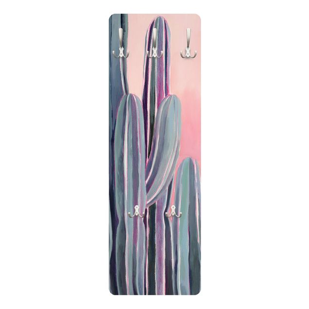 Porte-manteau - Cactus In Licht Pink II