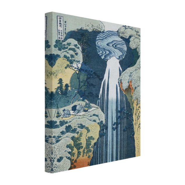 Tableau nature Katsushika Hokusai - La cascade d'Amida