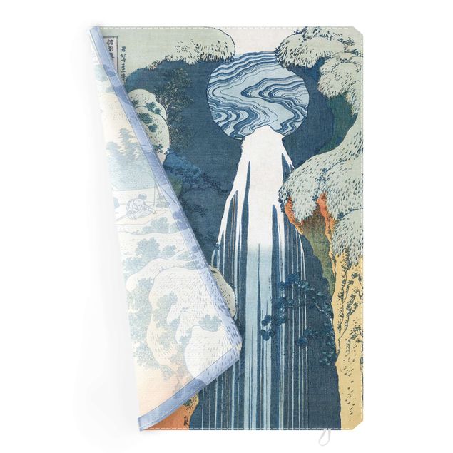 Tableau moderne Katsushika Hokusai - La cascade d'Amida